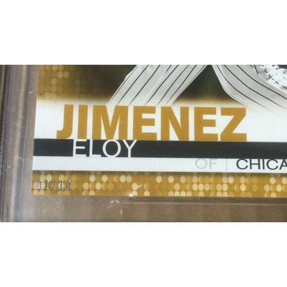 2019 Topps 5x7 ELOY JIMENEZ 670 Rookie Card 1/10 Gold Oversized BGS 9 RC Orioles - Picture 3 of 6